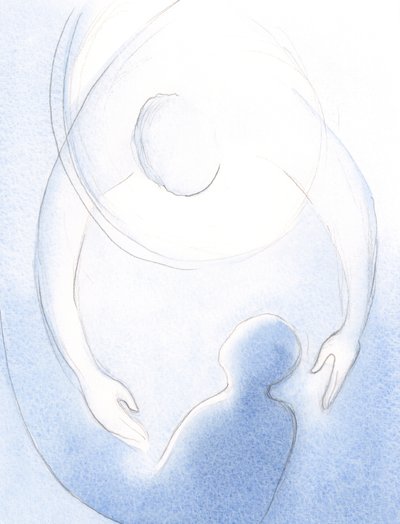 Wie groß ist die Liebe des Vaters zur reuigen Seele, wenn Gott die Seele in einer schnellen, zärtlichen Bewegung der Vergebung umarmt von Elizabeth Wang