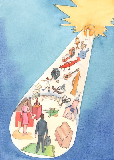 Wenn wir behaupten, auf einem Weg zum Himmel zu gehen, wie viele unnötige Dinge lenken uns ab oder verderben uns auf dem Weg? von Elizabeth Wang