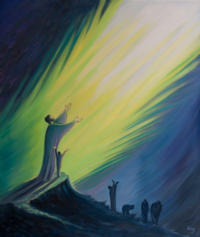 Gebet mit Christus ist herrlich und wirksam, aber ohne ihn ist es wie ein Ruf in die Dunkelheit. von Elizabeth Wang