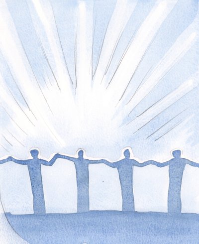 Wir müssen nur hier bei der Messe stehen, bitten, empfangen und alle Segnungen Christi annehmen - vereint mit ihm von Elizabeth Wang