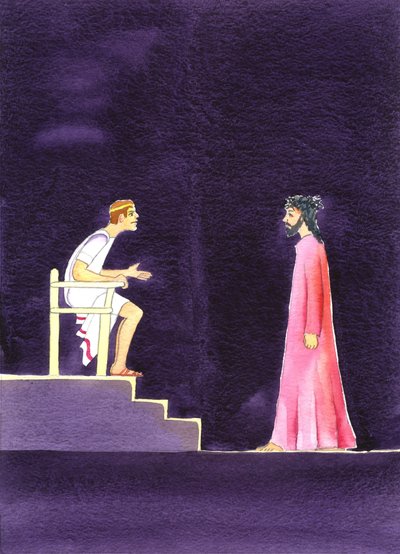 "Was ist Wahrheit?" sagte Pilatus zu Jesus von Elizabeth Wang