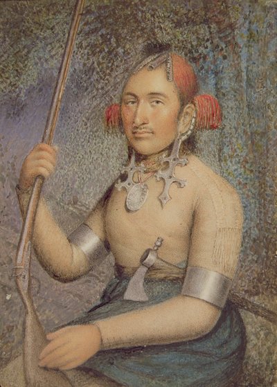 Ein nordamerikanischer Indianerhäuptling von Ellen Sharples