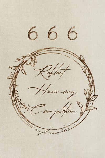 666 Engelszahlen Kranz von Ema Paraschiv