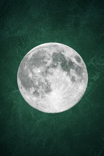 Mystischer grüner Mond von Ema Paraschiv