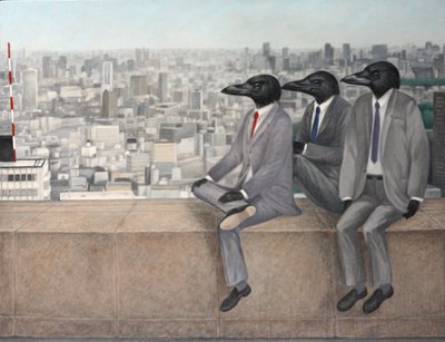 Drei Krähen, 2010 von Emiko Aida