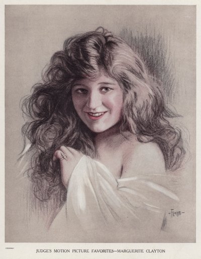 Marguerite Clayton, amerikanische Stummfilmschauspielerin von Emil Flohri