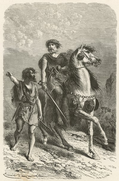 Krieger aus der Bronzezeit von Emile Antoine Bayard