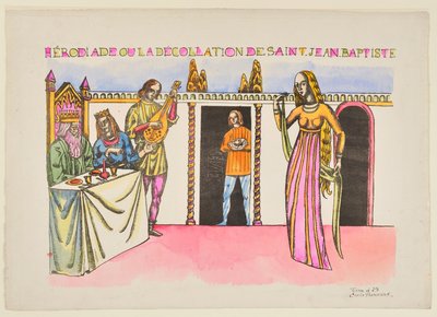 Herodias oder die Enthauptung Johannes des Täufers von Emile Bernard