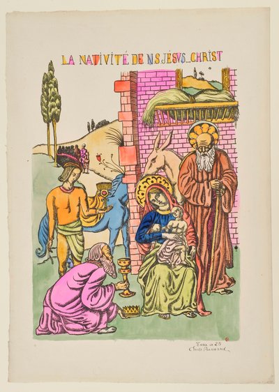 Die Geburt Jesu Christi von Emile Bernard