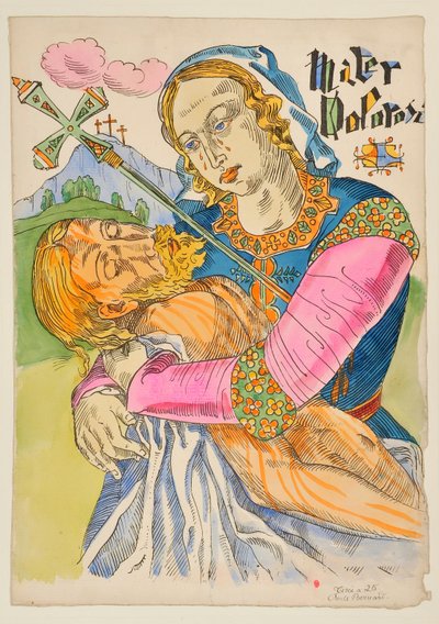 Schmerzensmutter von Emile Bernard