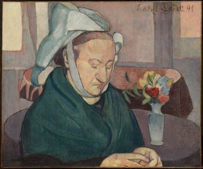 Porträt von Madame Lemasson von Emile Bernard