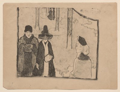 Der Spaziergang von Emile Bernard