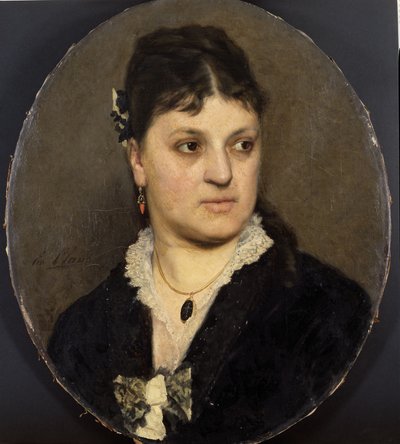 Porträt der Künstlerin Marie Moreels von Emile Claus