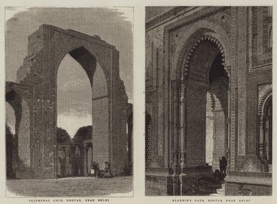 Ansichten in Indien von Emile Theodore Therond