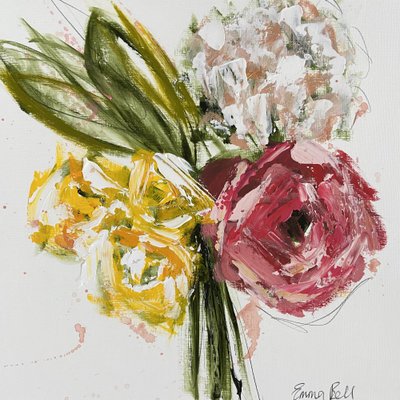 Lebendiger Blumenstrauß von Emma Bell