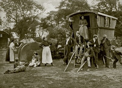 Ein Zigeunerlager in Essex von English Photographer