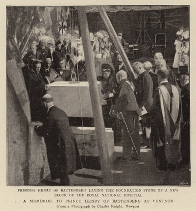 Ein Denkmal für Prinz Heinrich von Battenberg in Ventnor von English Photographer
