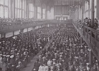 Ein Missionstreffen im Church House, Westminster von English Photographer