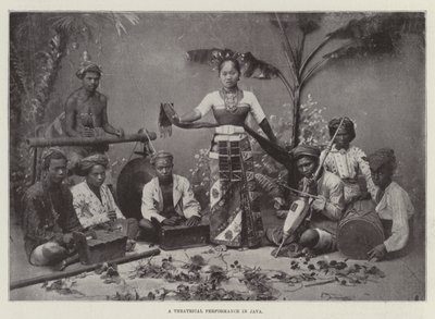 Eine Theateraufführung in Java von English Photographer