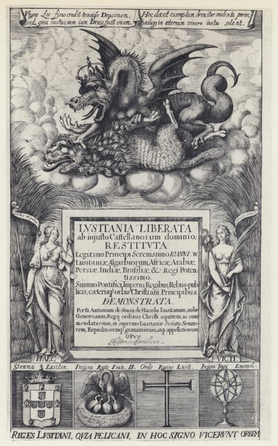 A de Sousa de Macedo, Lusitania befreit, R Heron 1645 von English Photographer