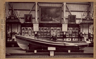 Ein Modell des Grace Darling Bootes von English Photographer