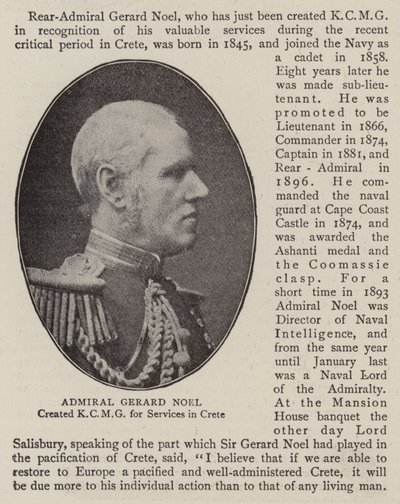 Admiral Gerard Noel von English Photographer