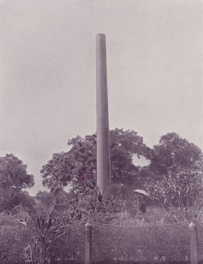 Asokas Säule, Allahabad von English Photographer