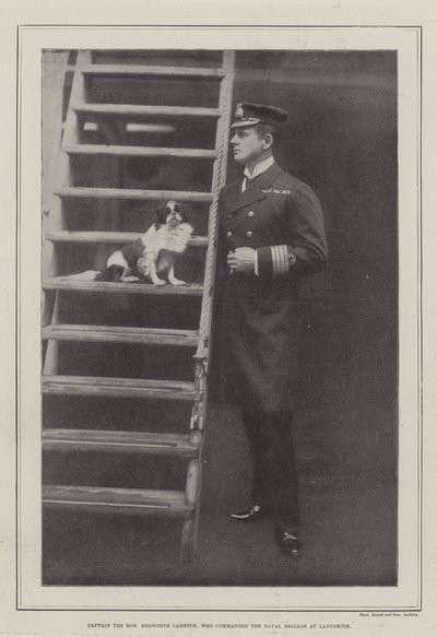 Kapitän der Ehrenwerte Hedworth Lambton, der die Marinebrigade in Ladysmith kommandierte von English Photographer