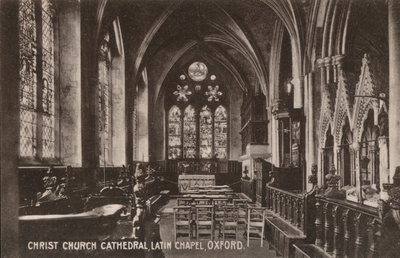 Christ Church Kathedrale, Lateinische Kapelle, Oxford von English Photographer