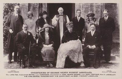 Taufe von George Henry Hubert Lascelles von English Photographer