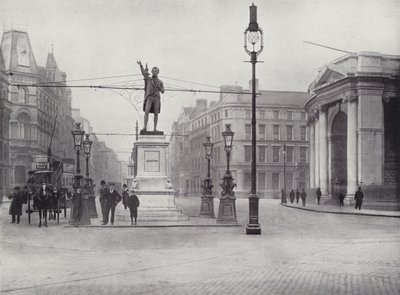 College Green, Dublin, mit der Grattan Statue von English Photographer
