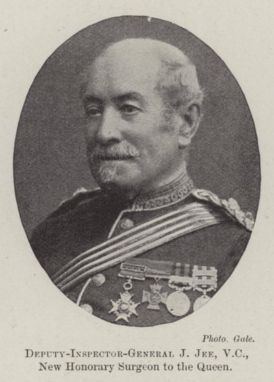Stellvertretender Generalinspektor J Jee, VC, neuer Ehrenchirurg der Königin von English Photographer