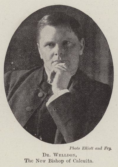 Dr. Welldon, der neue Bischof von Kalkutta von English Photographer