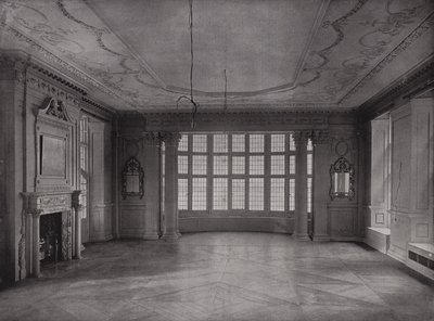 Salon, Blick in die Bucht, Ashorne Hill House, nahe Leamington, England von English Photographer