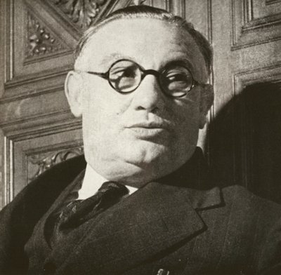 Ernest Bevin, Porträt, ca. 1940 von English Photographer