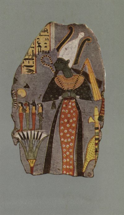 Figur des Osiris Khenti Amenti von English Photographer