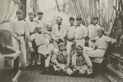 Erste englische Cricketmannschaft, die nach Amerika ging, 7. September 1859 von English Photographer