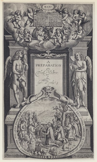 G Wither, Eine Vorbereitung auf den Psalter, N Okes 1619 von English Photographer
