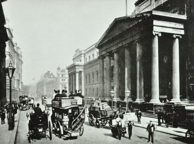 General Post Office, Saint Martins-le-Grand, City of London, 1890 von English Photographer