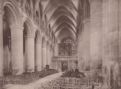 Gloucester: Die Kathedrale, Langhaus Ost von English Photographer
