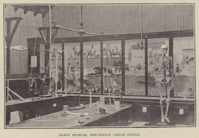 Grant Museum, Merchiston Castle School (Gravur) von English Photographer