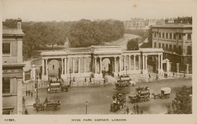 Hyde Park Corner, London von English Photographer