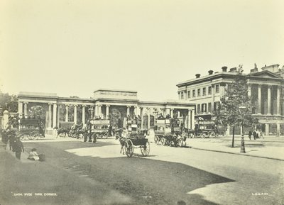Hyde Park Corner, Westminster LB: Blick nach Norden, 1896 von English Photographer
