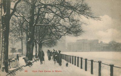 Hyde Park Corner im Winter, London von English Photographer