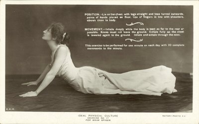 Ideal Physical Culture, Übung Nr. 17, für schwache Wirbelsäulen von English Photographer