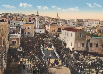 Jerusalem: Bethlehem, Weihnachtstag von English Photographer