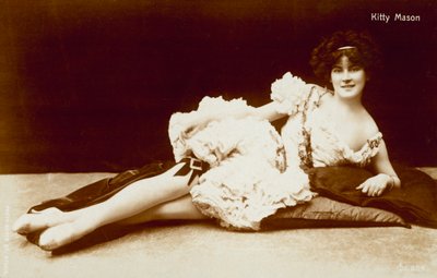 Kitty Mason, englische Tänzerin und Schauspielerin von English Photographer
