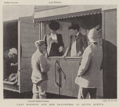 Lady Roberts und ihre Töchter in Südafrika von English Photographer
