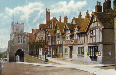 Leycester Hospital und Westtor, Warwick von English Photographer