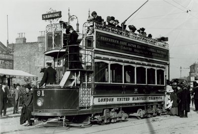 London United Electric Tramways von English Photographer